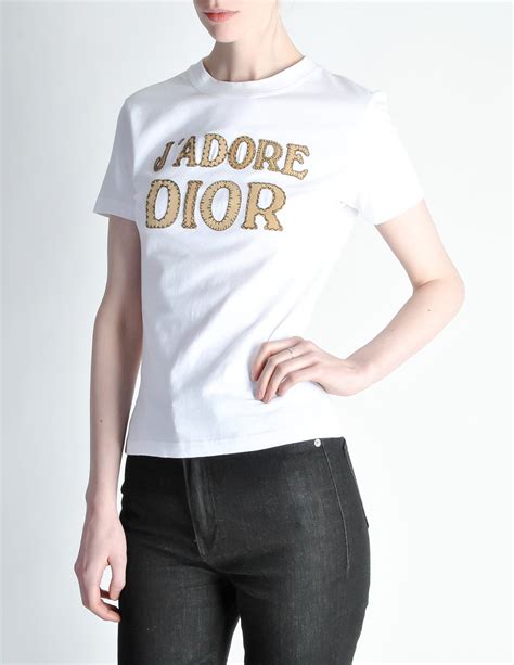 dior j'adore t shirt|authentic christian dior tops.